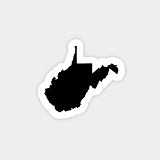 Black West Virginia Sticker
